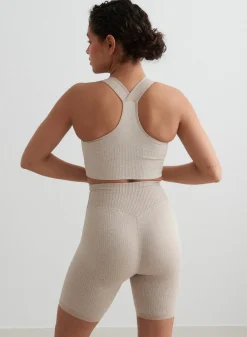 Ribbed Seamless Biker Shorts*AIM’N Best
