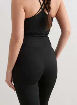Black Monochrome Core Flare Tights*AIM’N Best