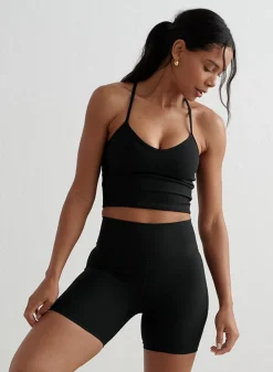 Ribbed Performance Midi Biker Shorts*AIM’N Discount