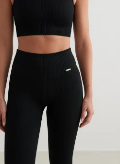 Ribbed Seamless Flare Tights*AIM’N Best