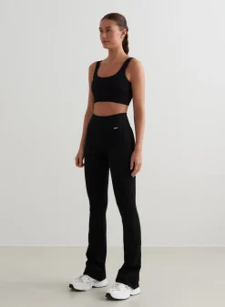 Ribbed Seamless Flare Tights*AIM’N Best