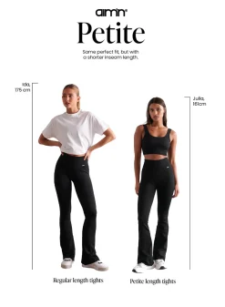 Ribbed Seamless Petite Tights*AIM’N New