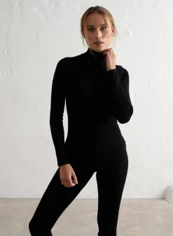 Ribbed Wool Half Zip*AIM’N Sale