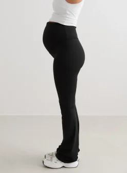 Black Sense Maternity Flare Tights*AIM’N New