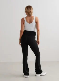 Black Sense Maternity Flare Tights*AIM’N New