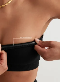 Black Shape Seamless Bandeau Bra*AIM’N Sale