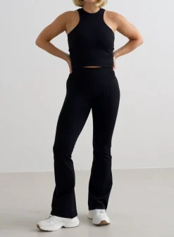 Black Shape Seamless Flare Petite Tights*AIM’N New