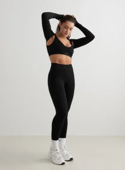 Black Shape Seamless Long Sleeve Bolero*AIM’N Hot