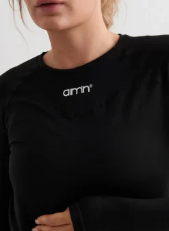 Black Soft Basic Maternity Long Sleeve*AIM’N Sale
