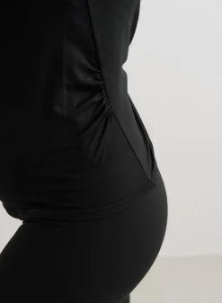 Black Soft Basic Maternity Long Sleeve*AIM’N Sale