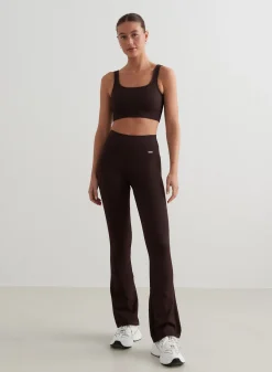 Ribbed Seamless Flare Tights*AIM’N Discount
