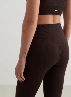 Ribbed Seamless Flare Tights*AIM’N Discount