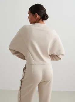 Café Au Lait Comfy Block Sweatshirt*AIM’N Hot