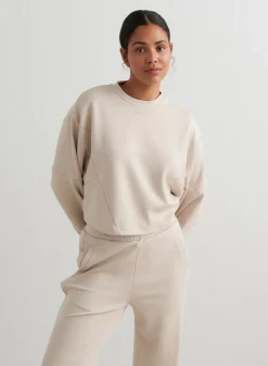 Café Au Lait Comfy Block Sweatshirt*AIM’N Hot