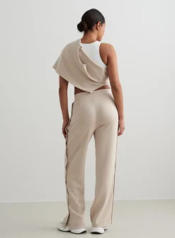 Café Au Lait Comfy Buttoned Pants*AIM’N