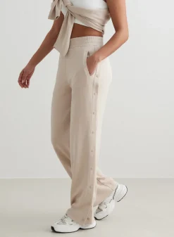 Café Au Lait Comfy Buttoned Pants*AIM’N