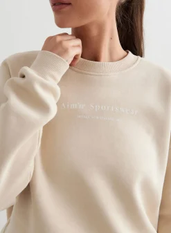 Café Au Lait Serif Sweatshirt*AIM’N Outlet