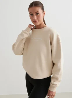 Café Au Lait Serif Sweatshirt*AIM’N Outlet