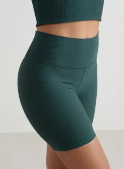 Ribbed Performance Midi Biker Shorts*AIM’N Discount