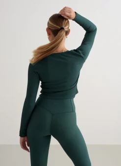 Ribbed Performance Zipped Cardigan*AIM’N Hot