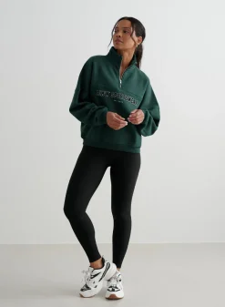 Varsity Sweat Half Zip*AIM’N Hot