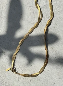 Gold Waterproof Braid Necklace*AIM’N New