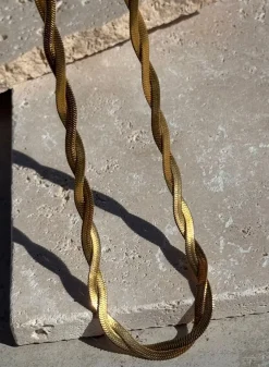 Gold Waterproof Braid Necklace*AIM’N New