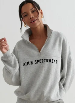 Varsity Sweat Half Zip*AIM’N Clearance