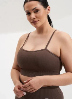 Ribbed Seamless Strap Bra*AIM’N