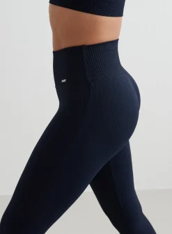 Ribbed Seamless Flare Tights*AIM’N Outlet
