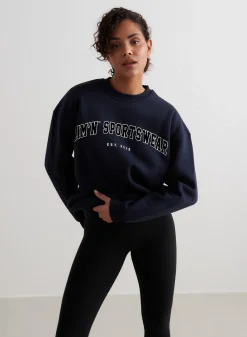 Navy Varsity Sweatshirt*AIM’N Best