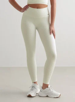 Off-White Ribbed Seamless Tights*AIM’N Discount