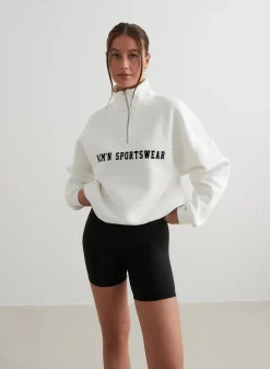 Off-White Varsity Sweat Half Zip*AIM’N Online