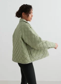 Pale Khaki Quilted Femme Jacket*AIM’N