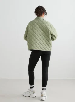 Pale Khaki Quilted Femme Jacket*AIM’N