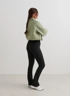 Pale Khaki Quilted Femme Jacket*AIM’N