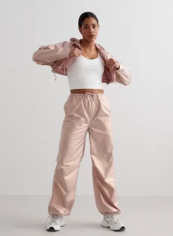 Metallic Cropped Jacket*AIM’N
