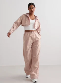Metallic Plain Parachute Pants*AIM’N Sale