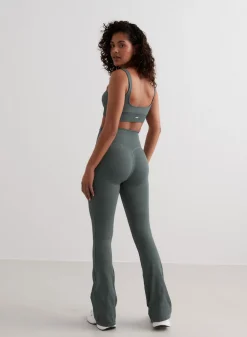 Ribbed Seamless Flare Tights*AIM’N Sale