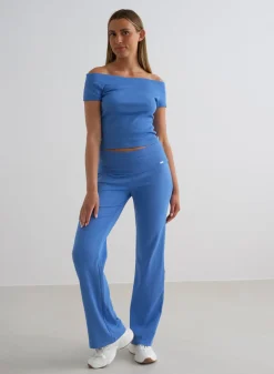 Ease Ribbed Off-shoulder Top*AIM’N Outlet