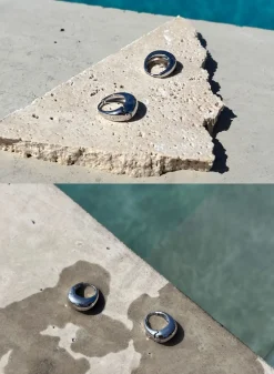 Waterproof Drop Hoop Earrings*AIM’N Sale