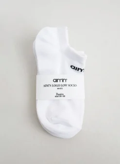 Aim'n Logo Low Socks 3-pack*AIM’N Sale