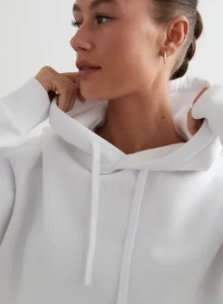 White Cropped Hoodie*AIM’N Online