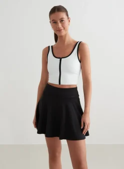 White Sense Zipped Bralette*AIM’N Outlet