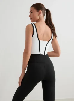 White Sense Zipped Bralette*AIM’N Outlet